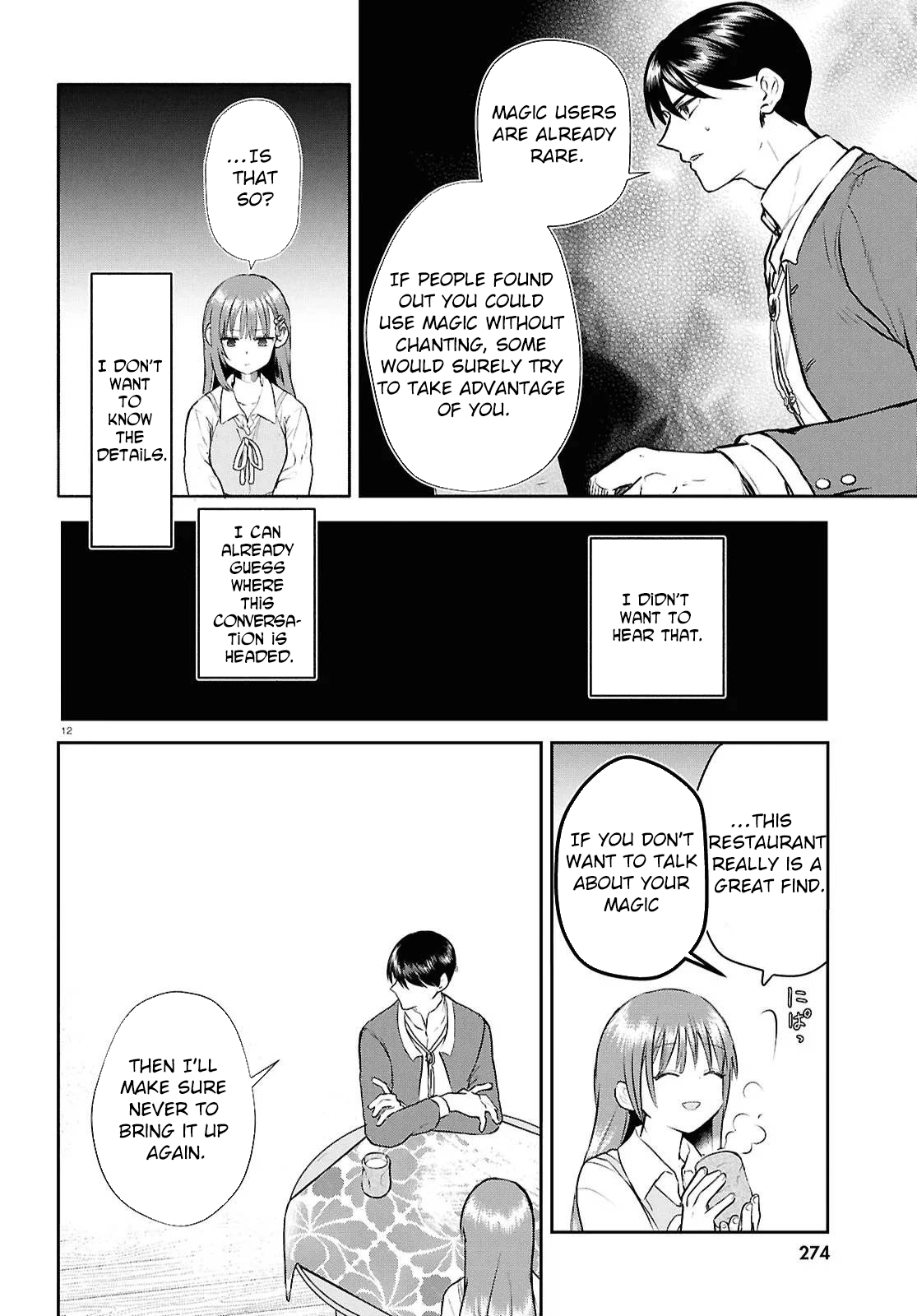 The Hideaway Café: The Mage by Accident and the Visiting Royal Secretary Chapter 9 Page 12